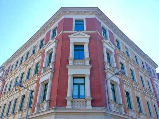 Modernes Wohnen im Grünen Lindenau + Süd Balkon + Aufzug + Bad mit Fenster + Fubo Heizung + Parkett