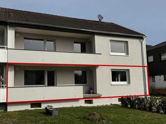 Erstbezug nach Kernsanierung: 3,5-Zimmer-Wohnung, Balkon und Gartennutzung