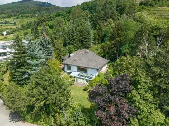 Villa mit Hallenbad in bester Hanglage in Auerbach