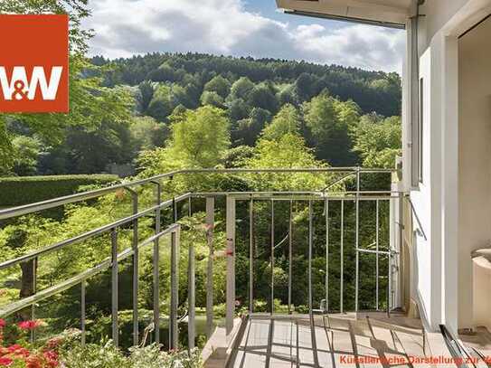 Wohlfühl Oase in Bad Abbach: Stilvolle Maisonette mit Blick ins Grüne!