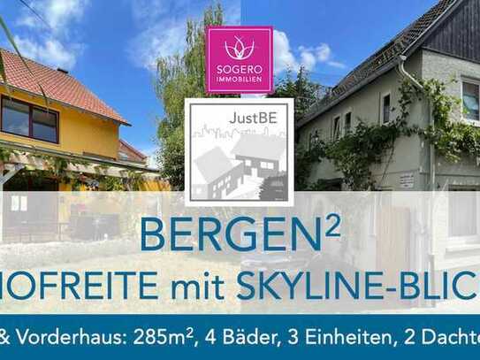 VIDEO! JustBE – Bergen - Hofreite mit SKYLINE Blick, 285m2