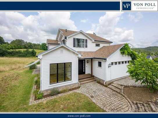 Modernes Familienhaus mit amerikanischer Architektur in Feldrandlage, 3 km zur A3