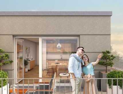 Helle 2 ZKB Penthauswohnung mit schöner Dachterrasse in Südostausrichtung