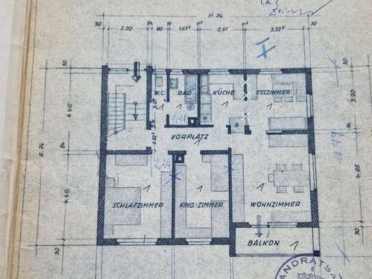 850 € - 82 m² - 3.5 Zi.