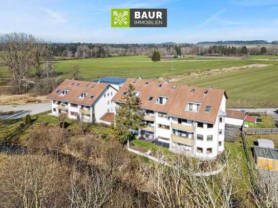 360° | Sofort frei! Gepflegte 3-Zimmer-Wohnung mit Südbalkon und Weitblick, sowie Garage in Bad Wald