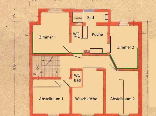 Helle 2-Zimmer-Wohnung mit Küche ab 15. Oktober 2024, Stuttgart – von privat