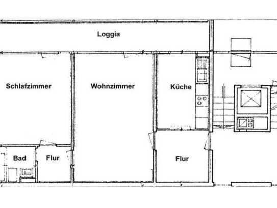 2 Zimmer Wohnung ** 74 qm ** WM 1.200€ ** Großem Balkon ** Bezugsfrei**