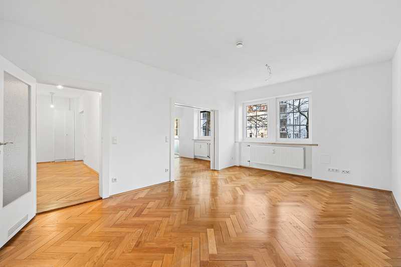 Charmante 4-Zi.-Altbauwohnung in Neuhausen, sofort bezugsfrei & kernsaniert