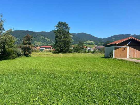 Baugrundstück mit herrlichem Panoramablick in Unterammergau