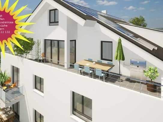 Stromautarke Penthousewohnung mit großer Dachterrasse, Klimaanlage und hochwertiger Einbauküche