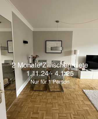 Liebevoll möblierte 2-Zi-Balkon-Whg + Übernahmeoption!