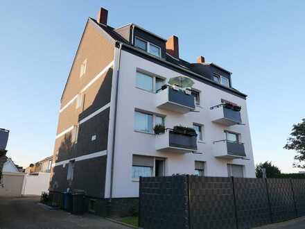 Gut aufgeteilte 2-Zimmer-Wohnung mit Balkon und Gartennutzung in Asberg