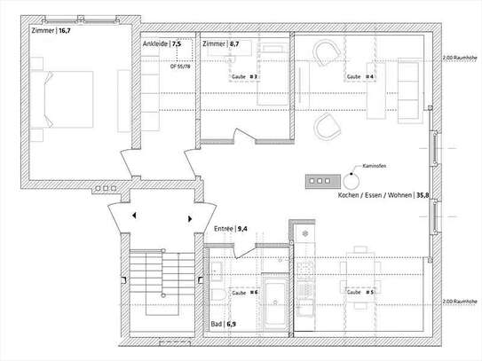 Großzügige 4-Zimmer-Dachgeschosswohnung im Elb-Havel-Winkel (Ost)