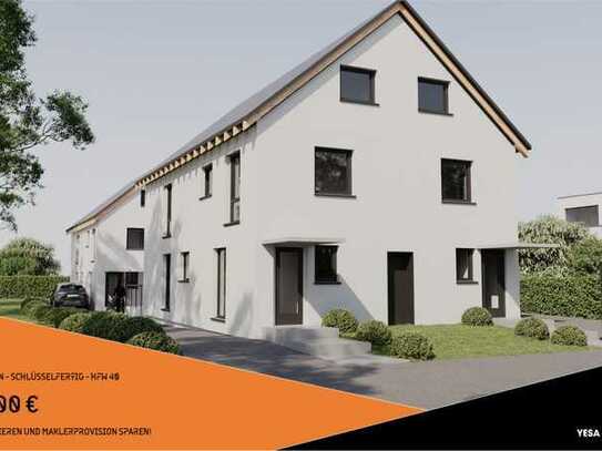 Neubau: Vier attraktive DHH in Oberstenfeld Gronau als Effizienzhaus KFW 40 förderfähig