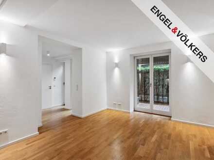 Neuwertiges Apartment mit großer Terrasse in Innenhoflage