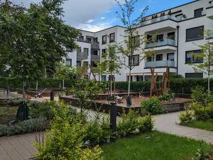 Neubau mit Balkon: Stilvolle 4-Raum-Wohnung mit gehobener Innenausstattung in Heidelberger Südstadt