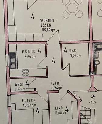 Attraktive und gepflegte 3-Raum-Wohnung mit Balkon in Riol