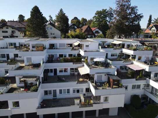 Helle Penthouse-Wohnung mit großer Terrasse in Kemptens Zentrum