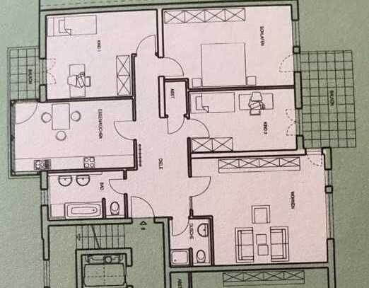 Großzügige 4-Zimmer-Wohnung in KA Südweststadt mit hochwertiger Ausstattung, EBK und 2 Balkonen