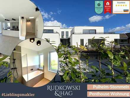 Pulheim-Stommeln | Penthouse | 3-Zimmer | Blick ins Grüne | Aufzug