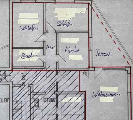 Sanierte 3-Zimmer-Wohnung mit Terrasse in Heiningen