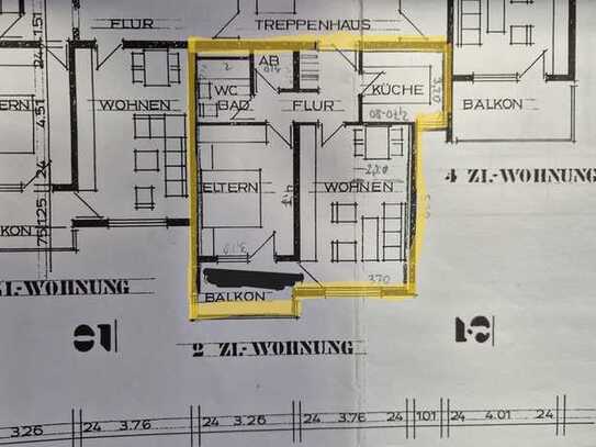 Geschmackvolle 2,5-Raum-Wohnung mit Einbauküche in Winterbach