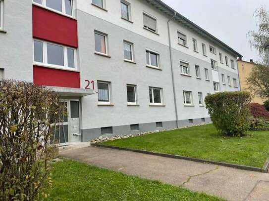 Helle 3-Zimmer-Wohnung im EG mit Balkon und Garage im Haslach ab sofort zu vermieten