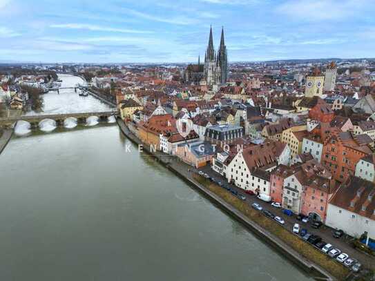 KENSINGTON VERKAUFT: Gepflegtes 3-Zi.-Apartment mit Balkon am Fischmarkt, zentral in Regensburg!