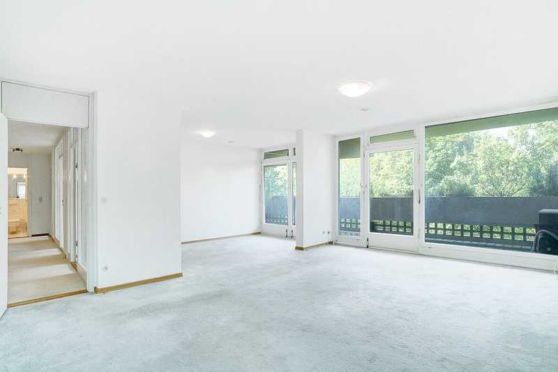 Großzügige helle 4,5-Zi.-Whg. mit zwei Balkonen, West-Ausrichtung, ruhige Lage mit Blick ins Grüne