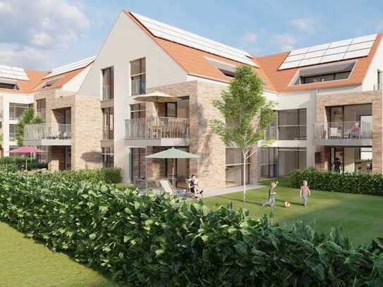 Gartenidylle in der Innenstadt! 2-Zimmer-Neubauwohnung in Langenau