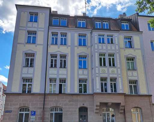 Freundliche 4-Zi-Jugendstil-Wohnung in ruhiger und familiärer Lage in Nürnberg- Schoppershof