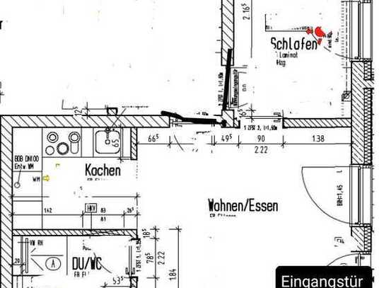 Exklusive 2-Zimmer-Souterrain-Wohnung mit Balkon in Esslingen am Neckar