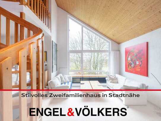 Stilvolles Zweifamilienhaus in Stadtnähe