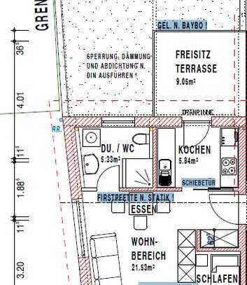 Schöne Single-Wohnung mit Balkon und EBK in zentraler Lage von Isen