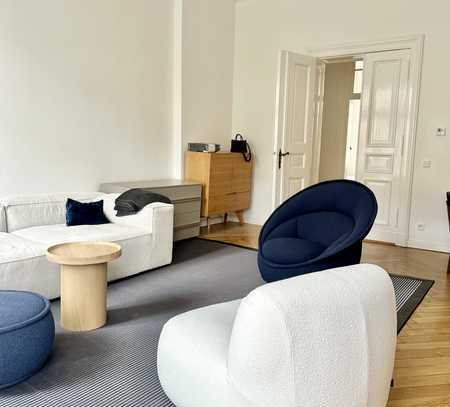 Vollständig möblierte, elegante 3-Zimmer-Wohnung in Schöneberg
