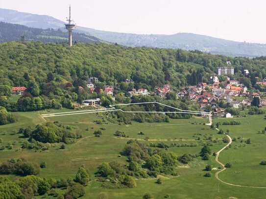 Traumgrundstück mit fantastischem Fernblick und Entwicklungspotential