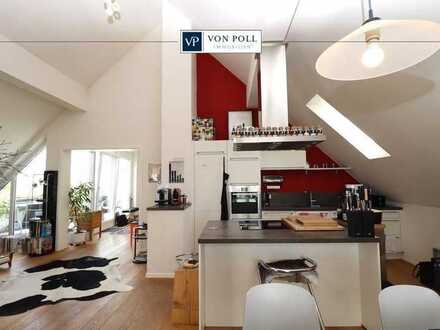 Exklusive und großzügige 3 ZKB DG-Wohnung mit Balkon in zentrumsnaher Lage