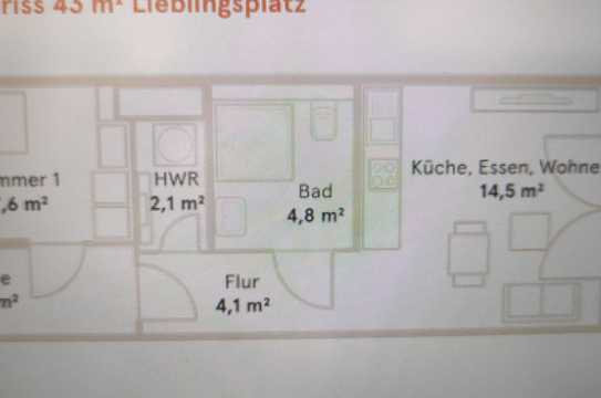 2-Zimmer-Erdgeschosswohnung mit geh. Innenausstattung mit Terrasse und EBK