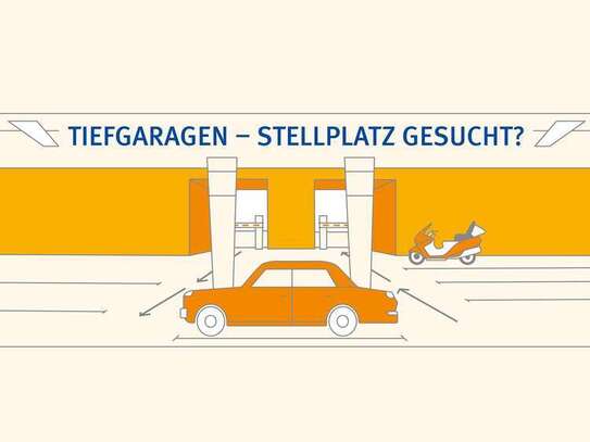 Schluss mit Suchen und Parkplatzangebot in der Tiefgarage nutzen