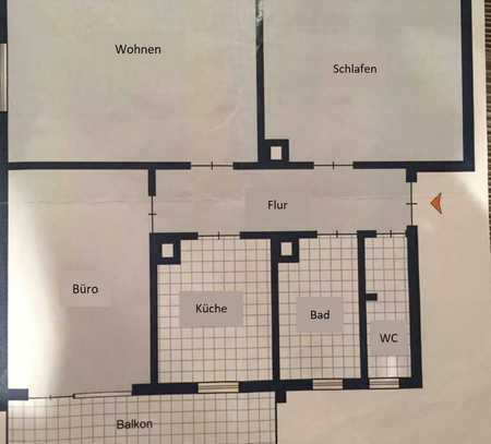 3-Zimmer-Wohnung in Baden-Baden Innenstadt