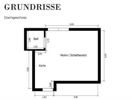 Bezahlbare 1-Raum-Wohnung in Kirchheim unter Teck/Jesingen