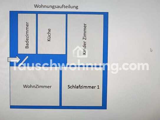 Tauschwohnung: Wohnungstausch: Ich wohne auf 60 qm und suche mehr als 78 qm