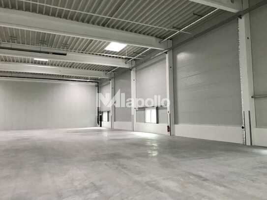 ca. 2.500 m² Halle & 1.000 m² Büro | teilbar | Rampentore | Top-Anbindung an A66/A52/A33