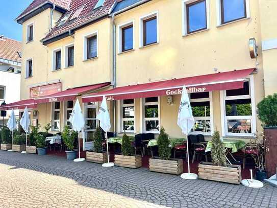 LEHNITZSEE-IMMOBILIEN: Gewerbeimmobilie/Restaurant im Zentrum