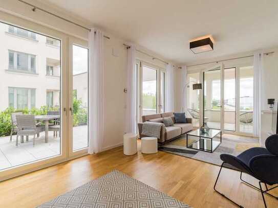 All-Inclusive Miete! Hochwertige 2-Zimmerwohnung mit Loggia und Terrasse am Potsdamer Platz