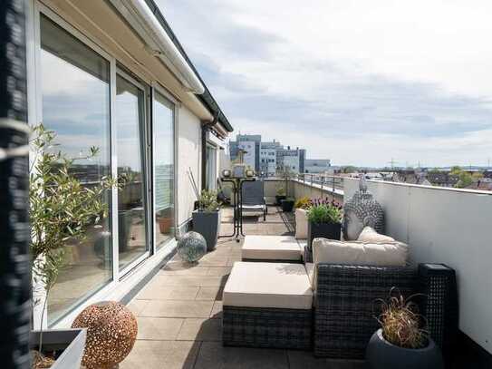 Exklusive 3,5-Zimmer-Penthouse-Wohnung mit zwei großzügigen Dachterrassen
