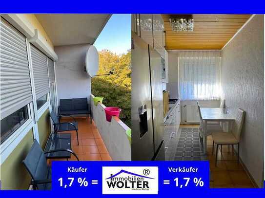 *** Vermietete und gepflegte Wohnung mit Balkon - zentrumsnahe Lage ***