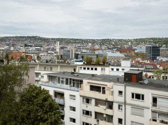 Top Investment im Cityhochhaus: 1 Zimmer Appartement mit Blick über Stuttgart