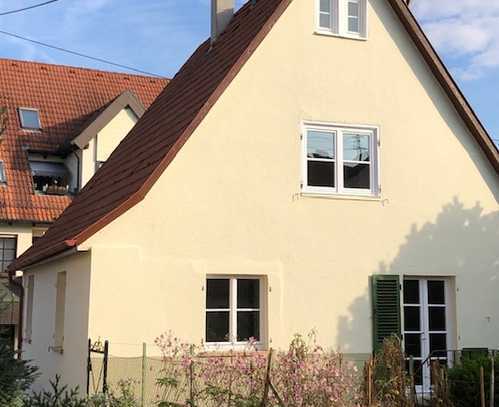 3,5-Zimmer-Einfamilienhaus mit Garage und Garten in Korb