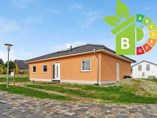 Bungalow, Energieeffizienzbau 2022, 3 Zimmer, großzügiges Grundstück in ruhiger Lage nahe Magdeburg